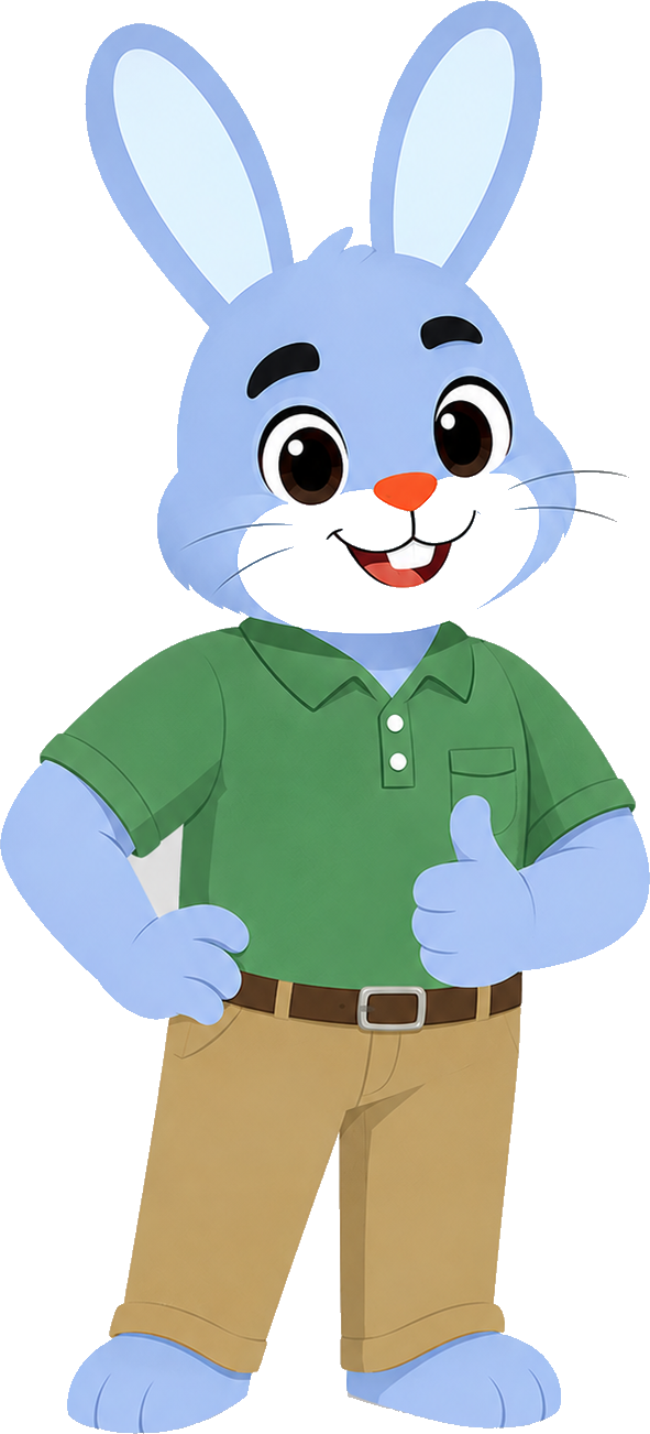 Frank the bunny mascot